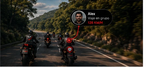 Motorcyclists preparing for a ride